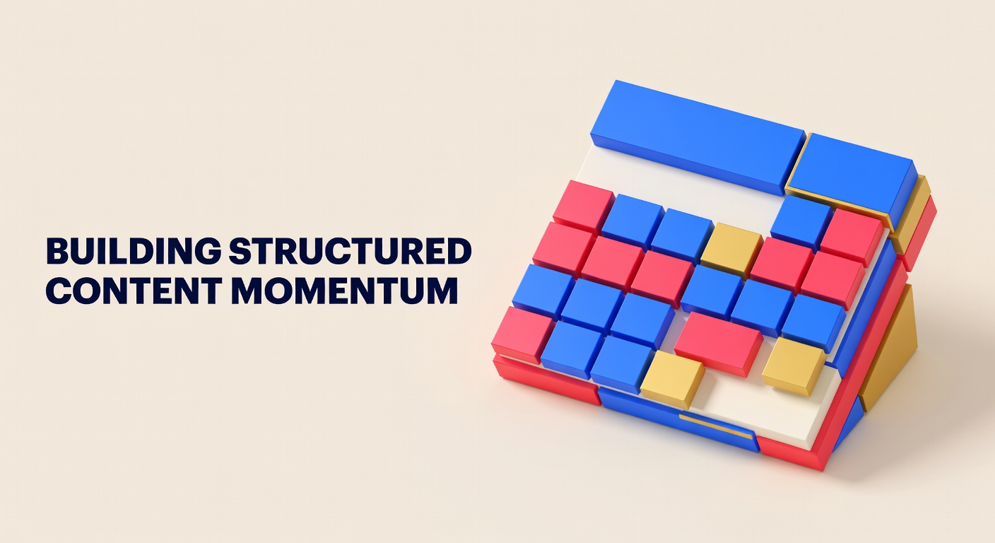 Social media content calendar showing monthly posting schedule