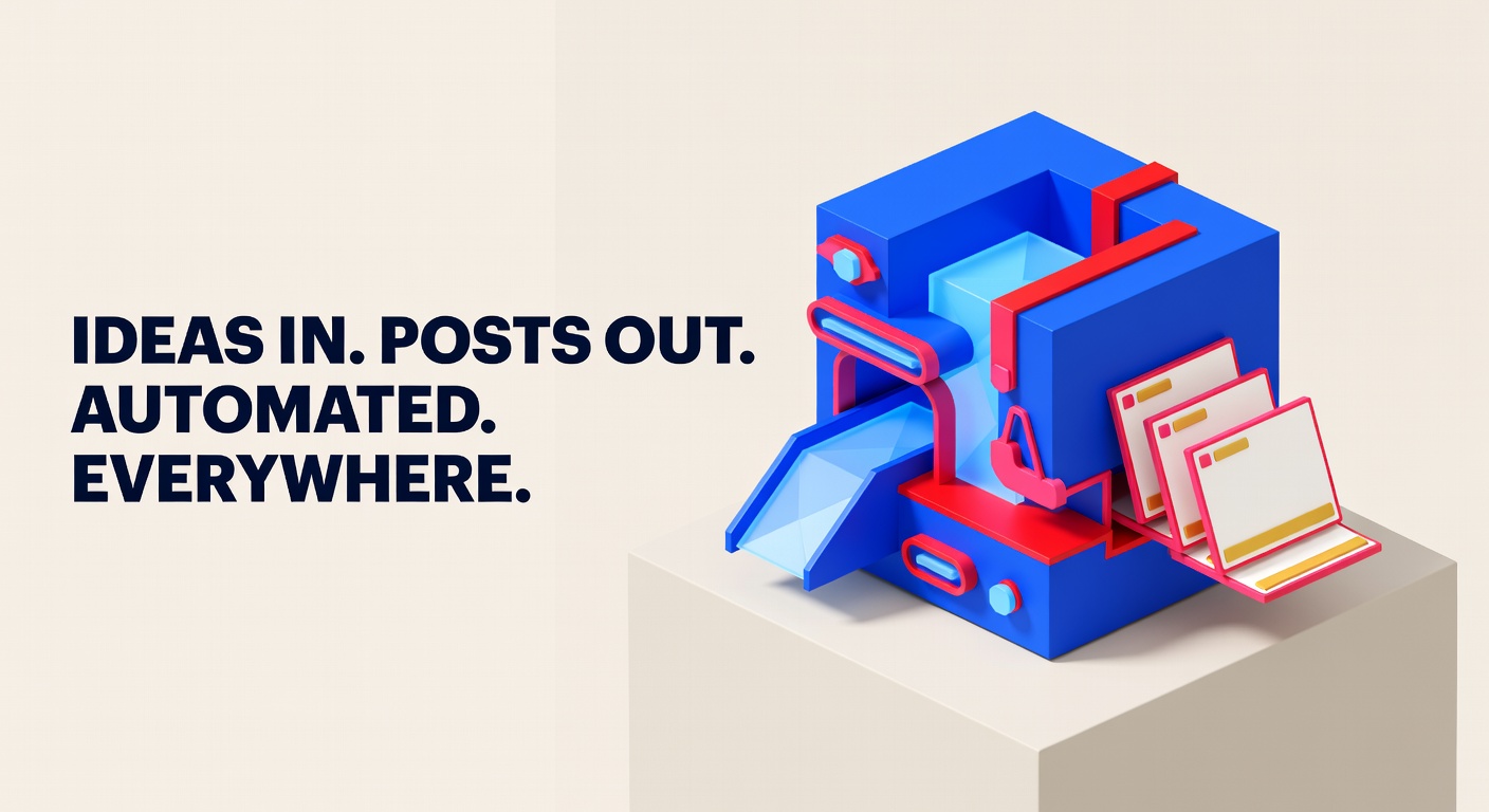 Content creator using Postprism to schedule across multiple platforms