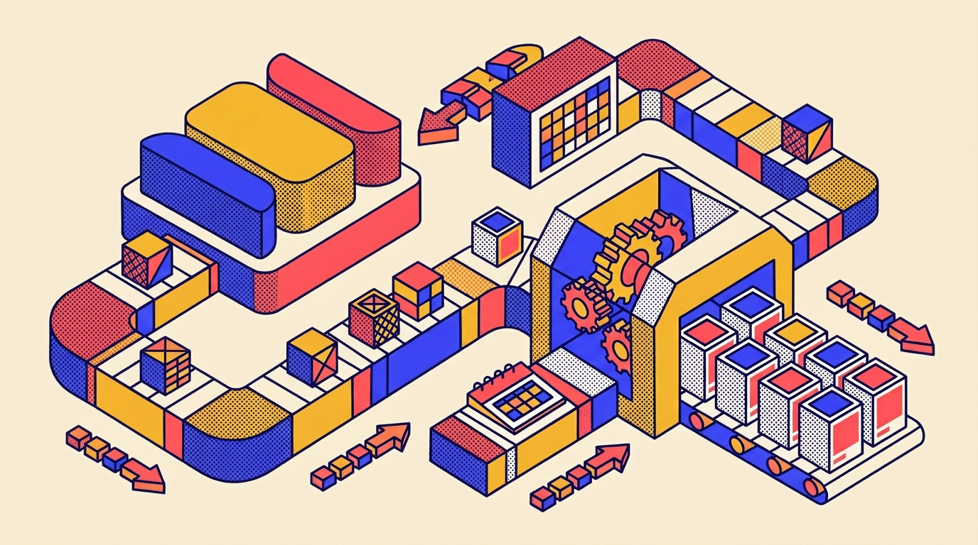 Isometric Illustration preset example